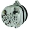 Wai Global Alternator, ALTDR CS144, 140 Amp12 Volt, CW, 6Groove Pulley, 0200 Plug Clock 7969N - alternate 1